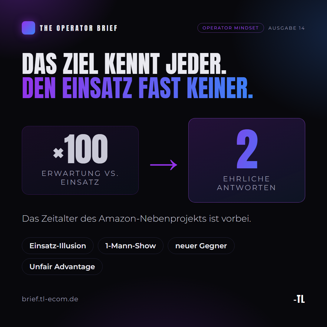Niemand täuscht sich über das Ziel. Fast alle über den Einsatz.